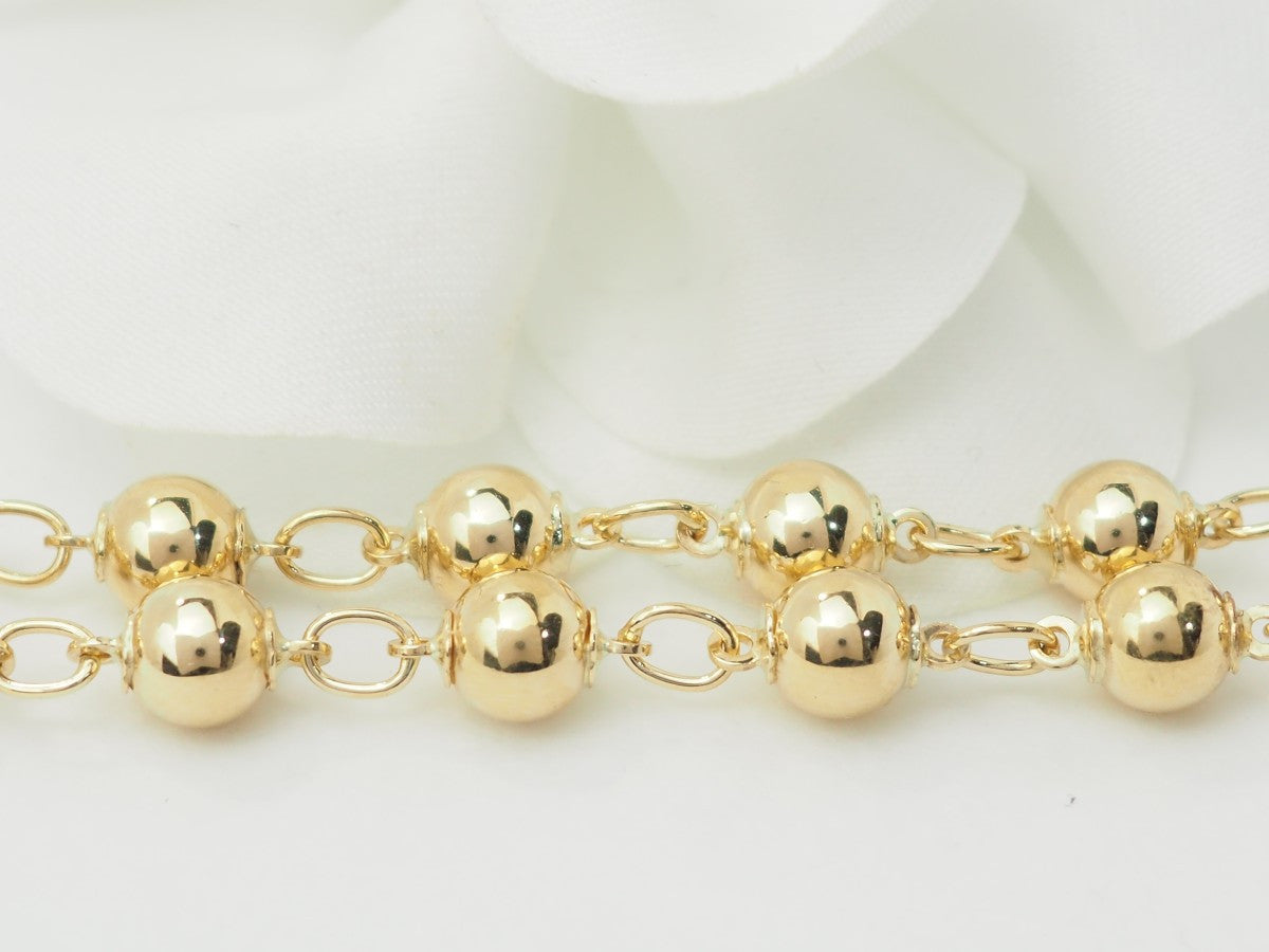 Bracelet marseillais boules en or jaune