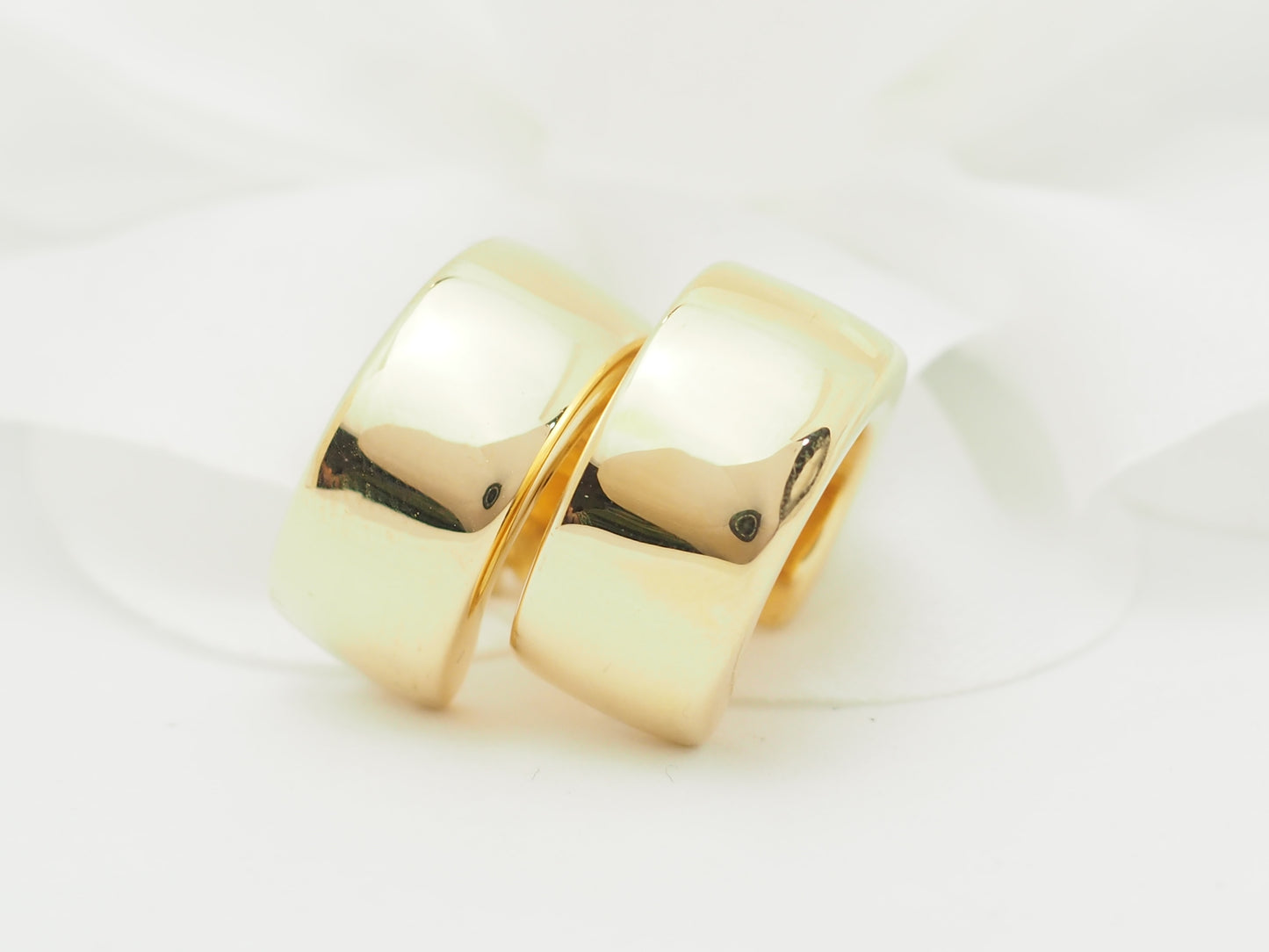 Boucles d'oreilles créoles en or jaune