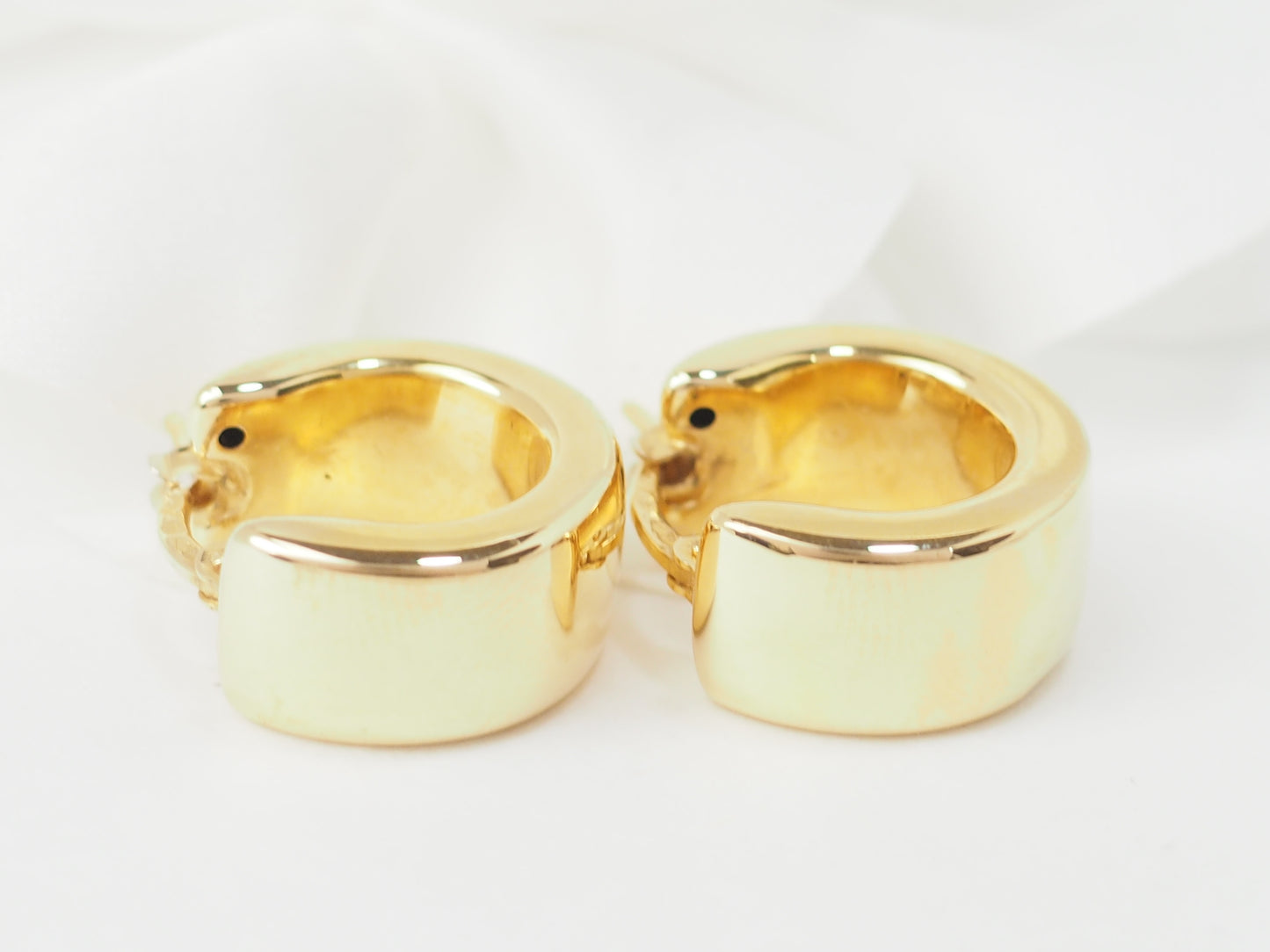 Boucles d'oreilles créoles en or jaune