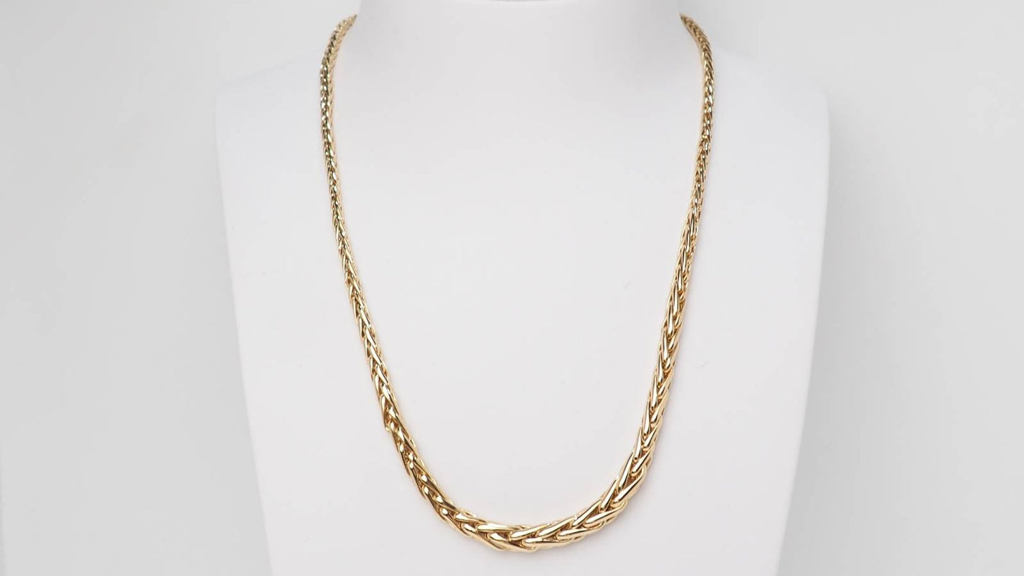 Collier maille palmier