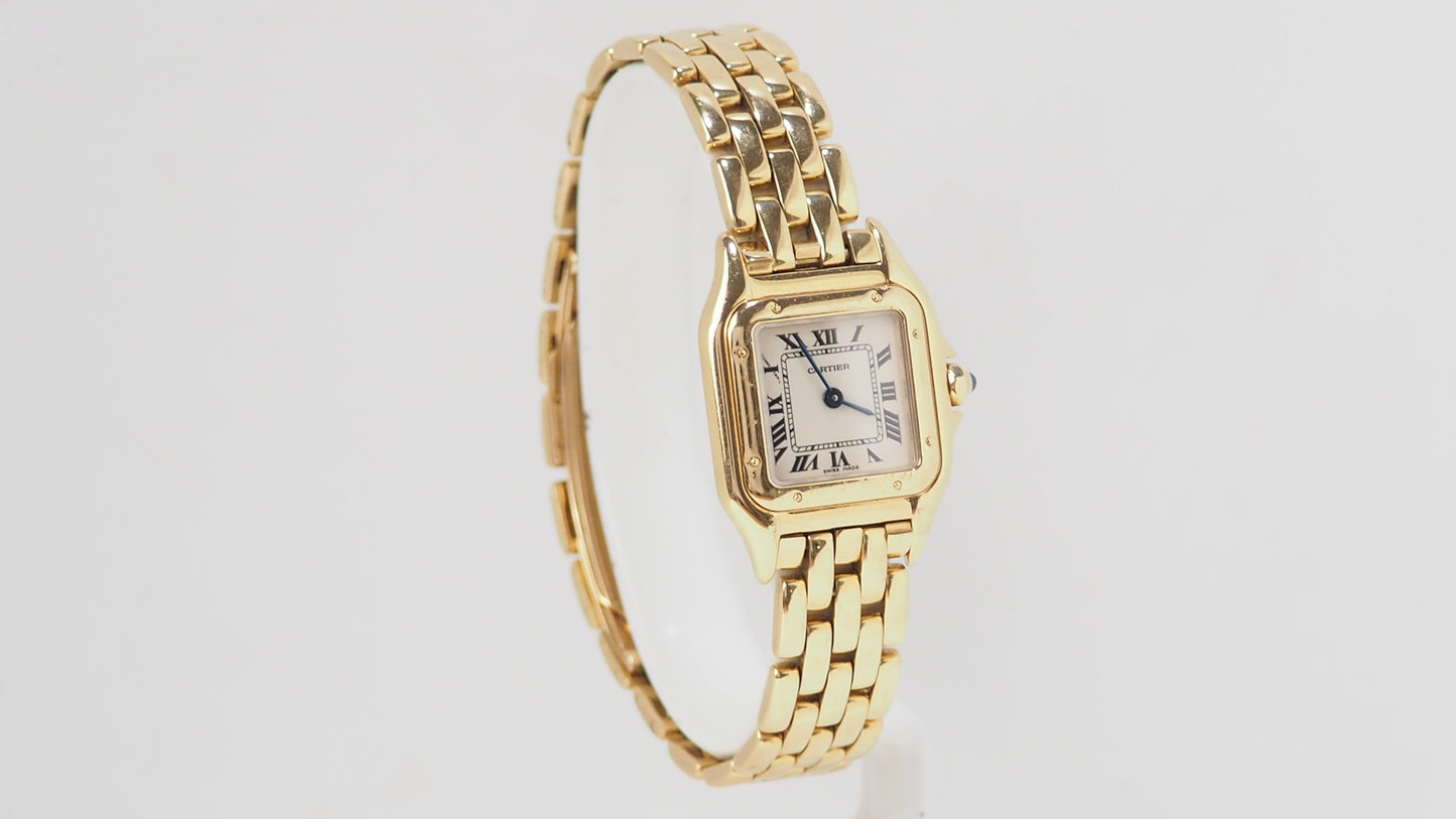 Montre Cartier Panthère en or jaune