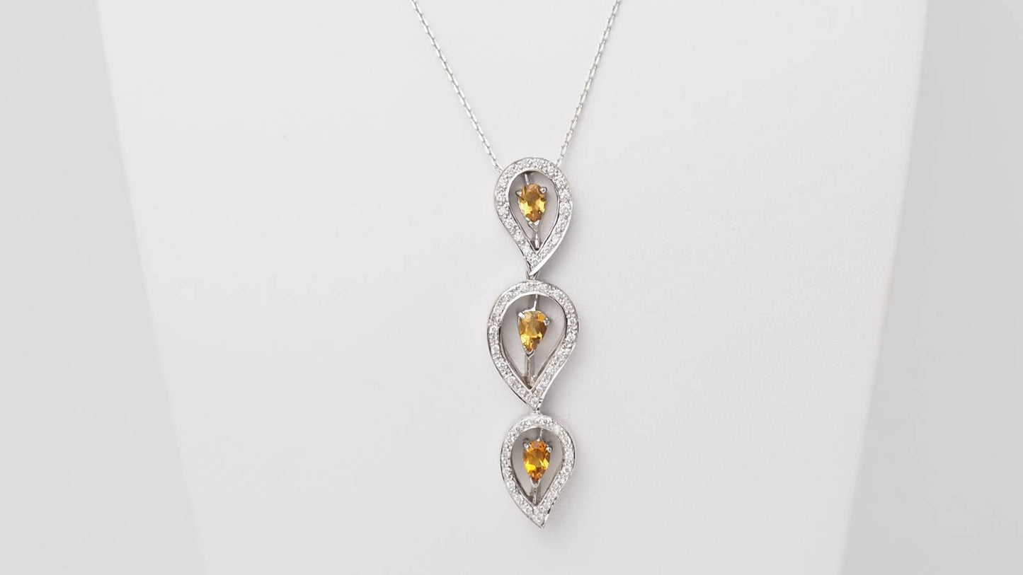 Collier en or blanc