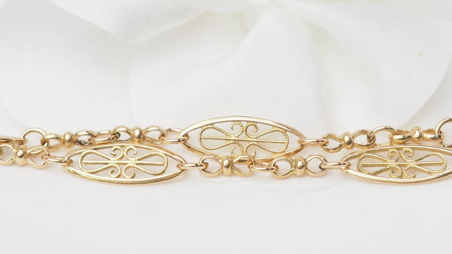 Collier ancien filigrane
