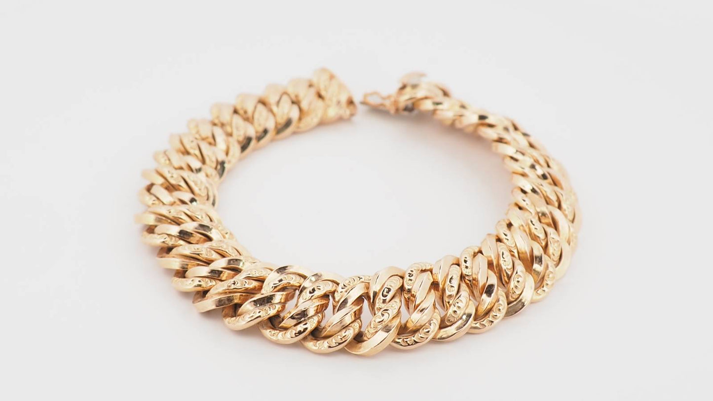 bracelet maille américaine