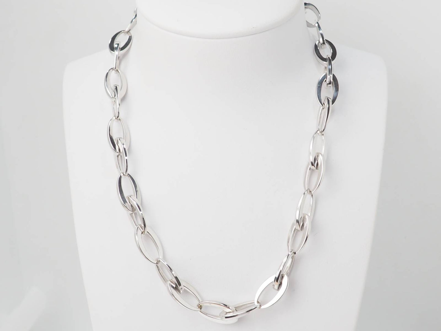 Collier maille ovale