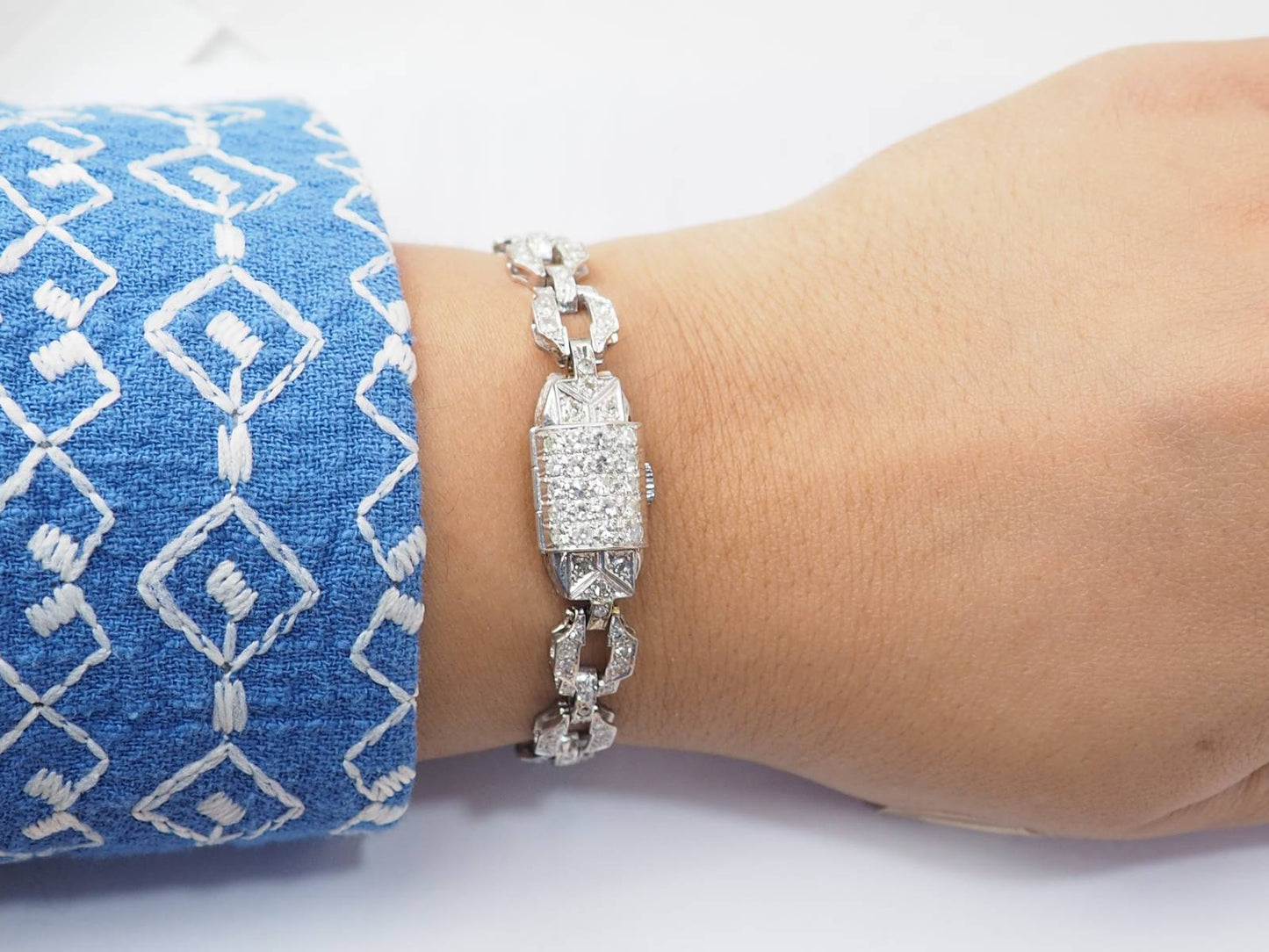 Montre Ramona en Platine et diamants