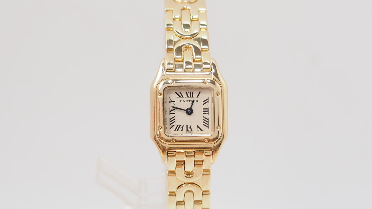 Montre Mini Panthère de Cartier en or jaune