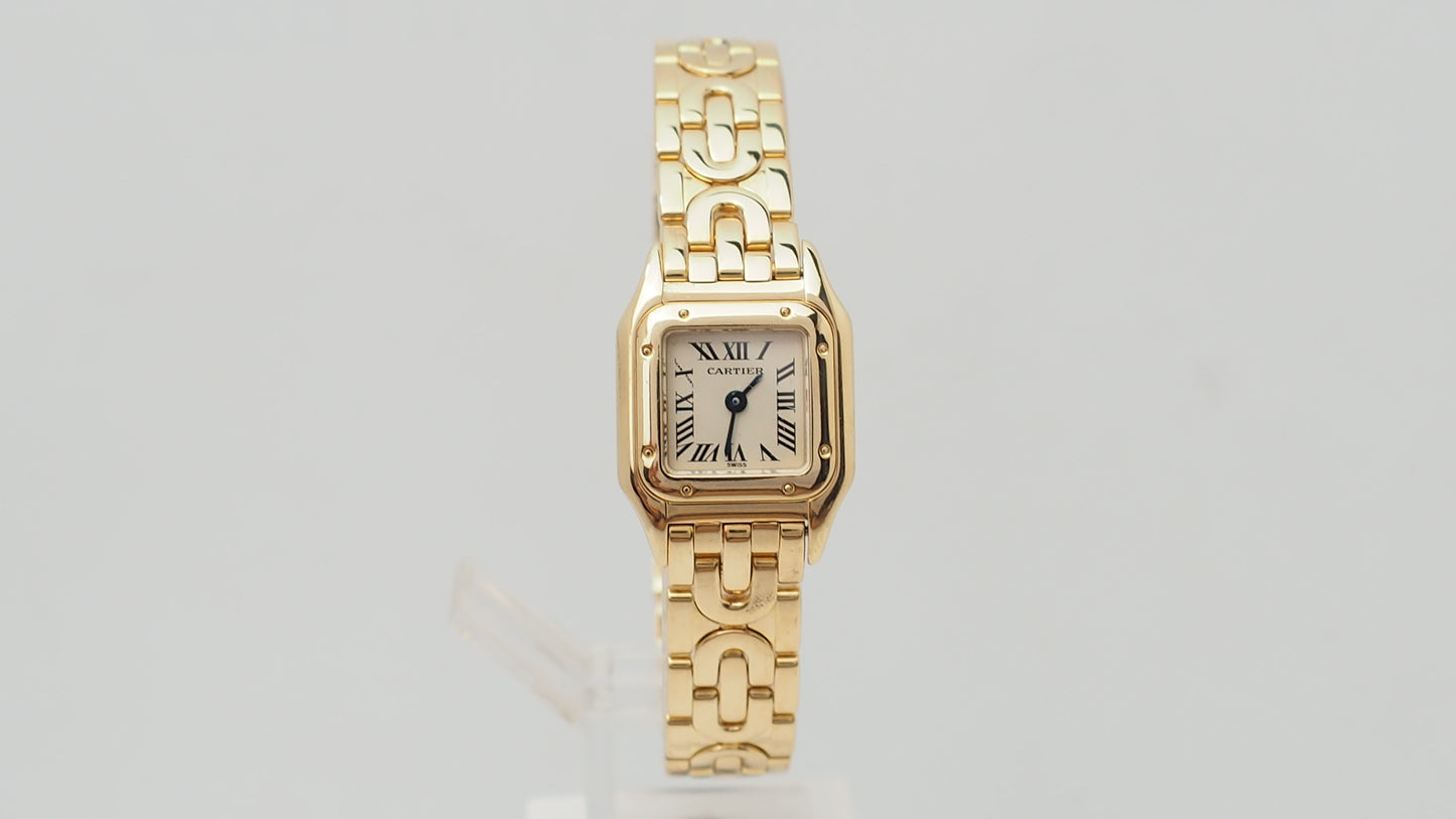 Montre Mini Panthère de Cartier en or jaune