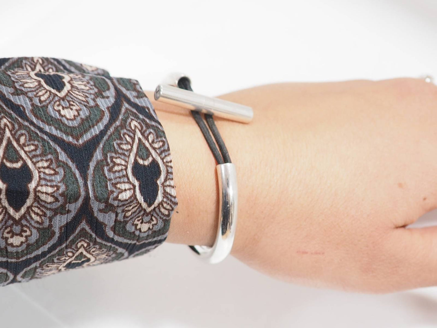 Bracelet Hermès Frégate en argent
