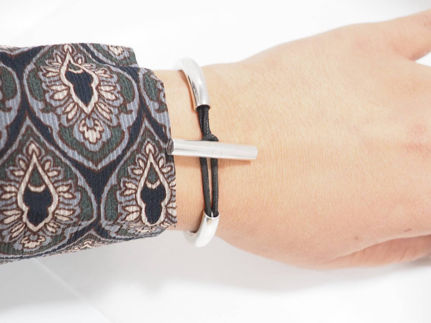 Bracelet Hermès Frégate en argent