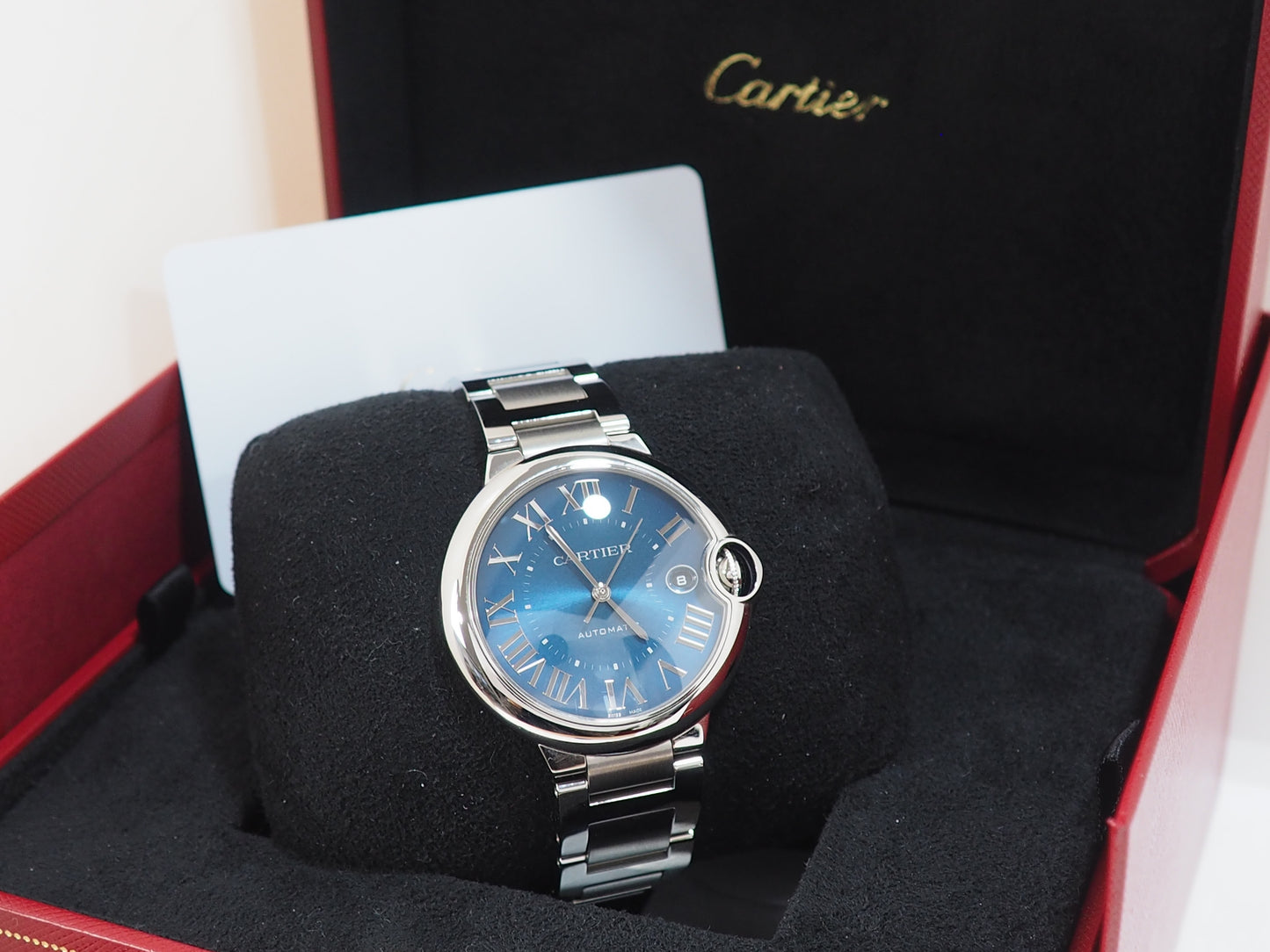 Montre Cartier Ballon Bleu en acier