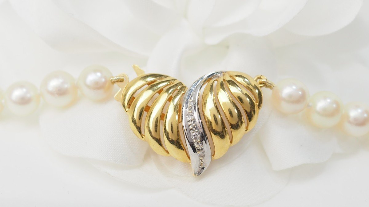 Collier en perle de culture