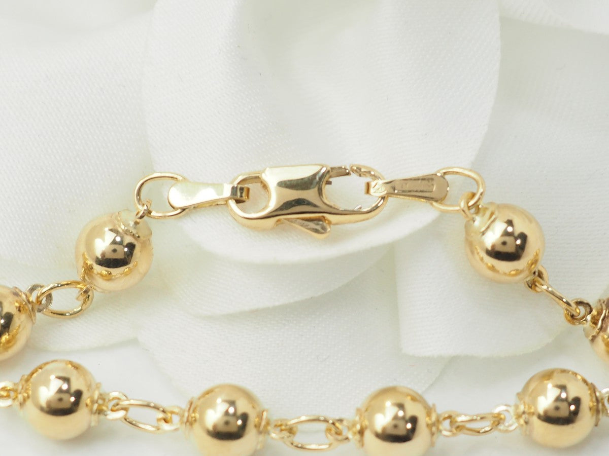Bracelet marseillais boules en or jaune