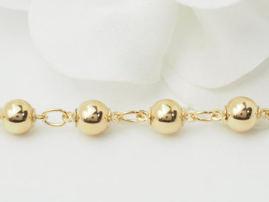 Bracelet marseillais boules en or jaune