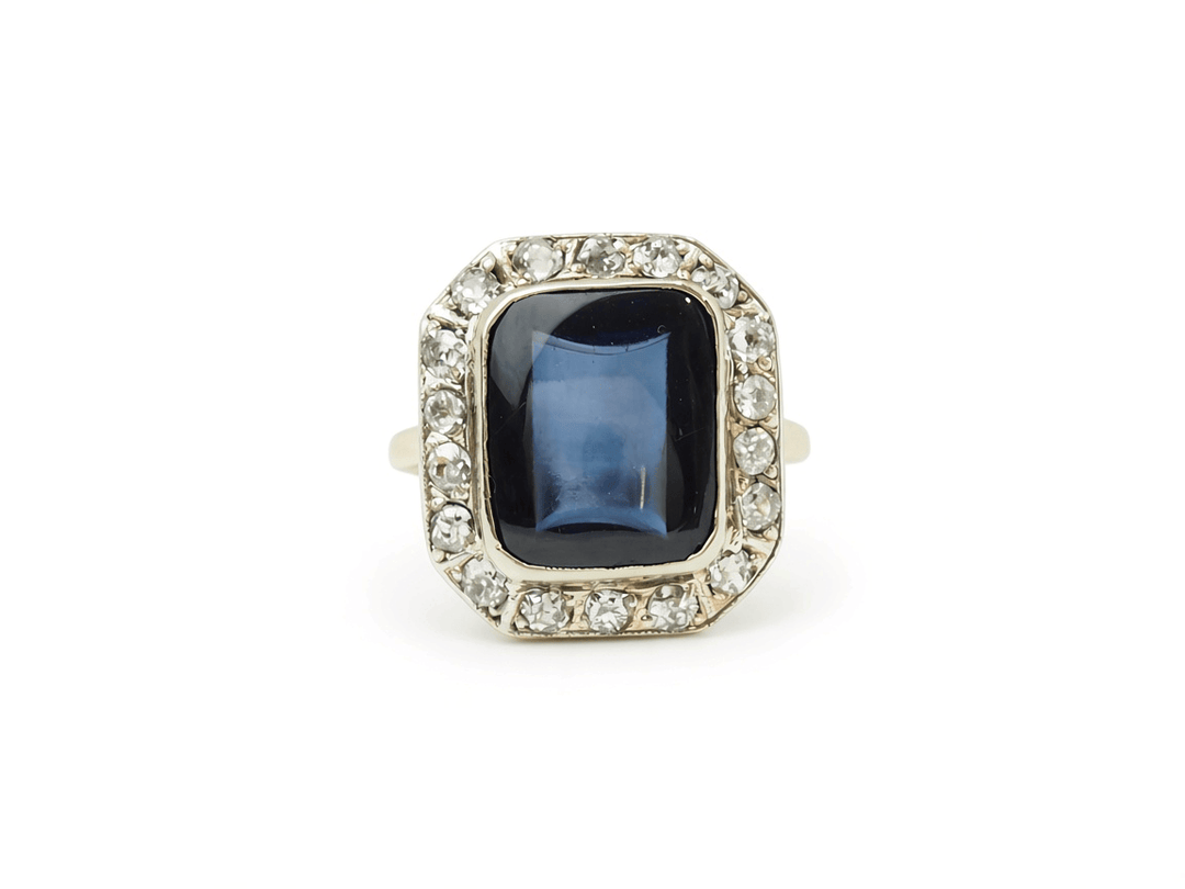 Bague ancienne Art Nouveau L&