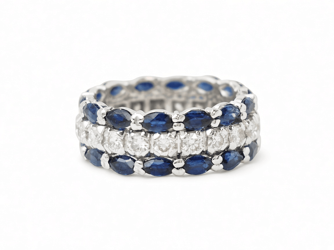 Bague bandeau vintage L&