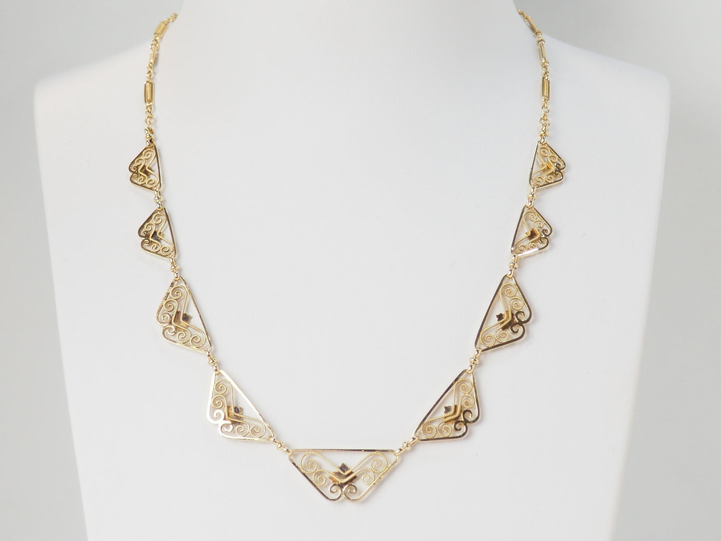 Collier draperie Fin XIXème