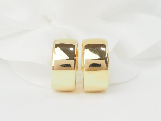 Boucles d'oreilles créoles en or jaune