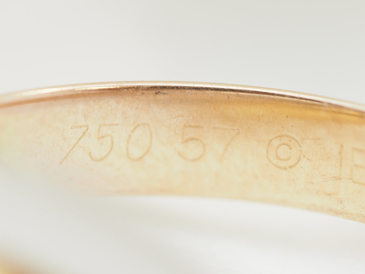 Bague Cartier Trinity Classic en or 18 carats