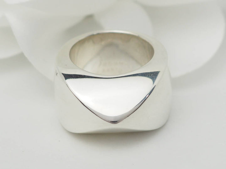 Bague Hermès vintage Palmyre en argent