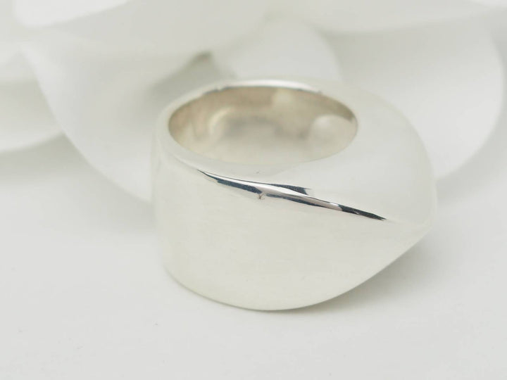 Bague Hermès vintage Palmyre en argent