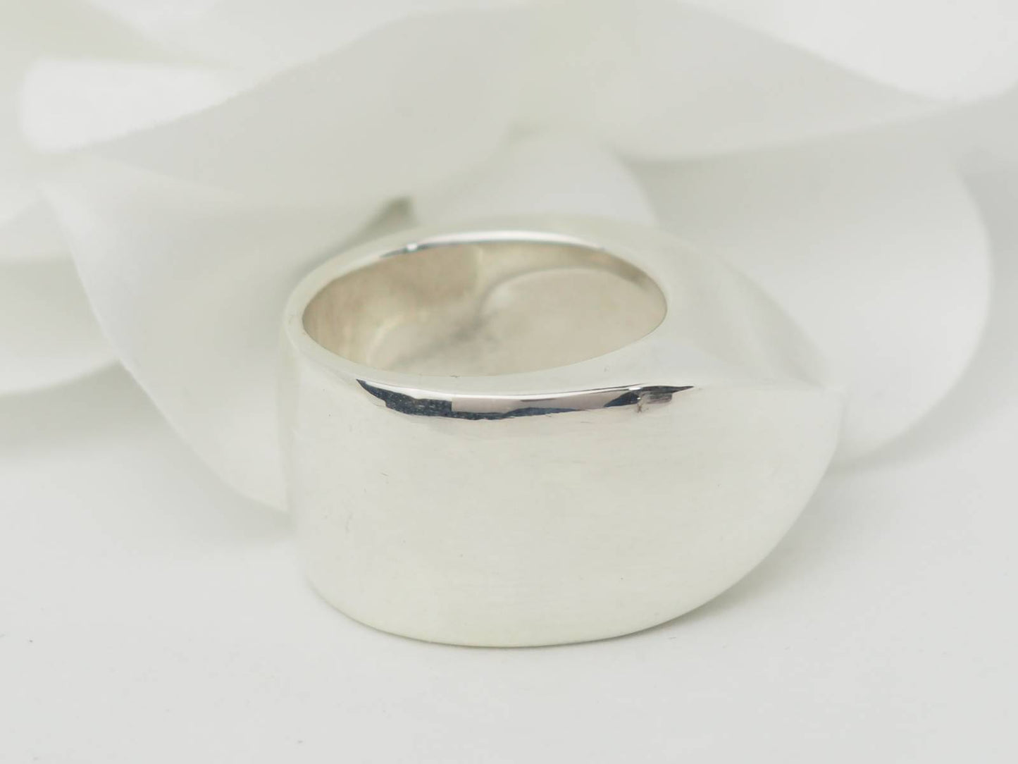 Bague Hermès vintage Palmyre en argent