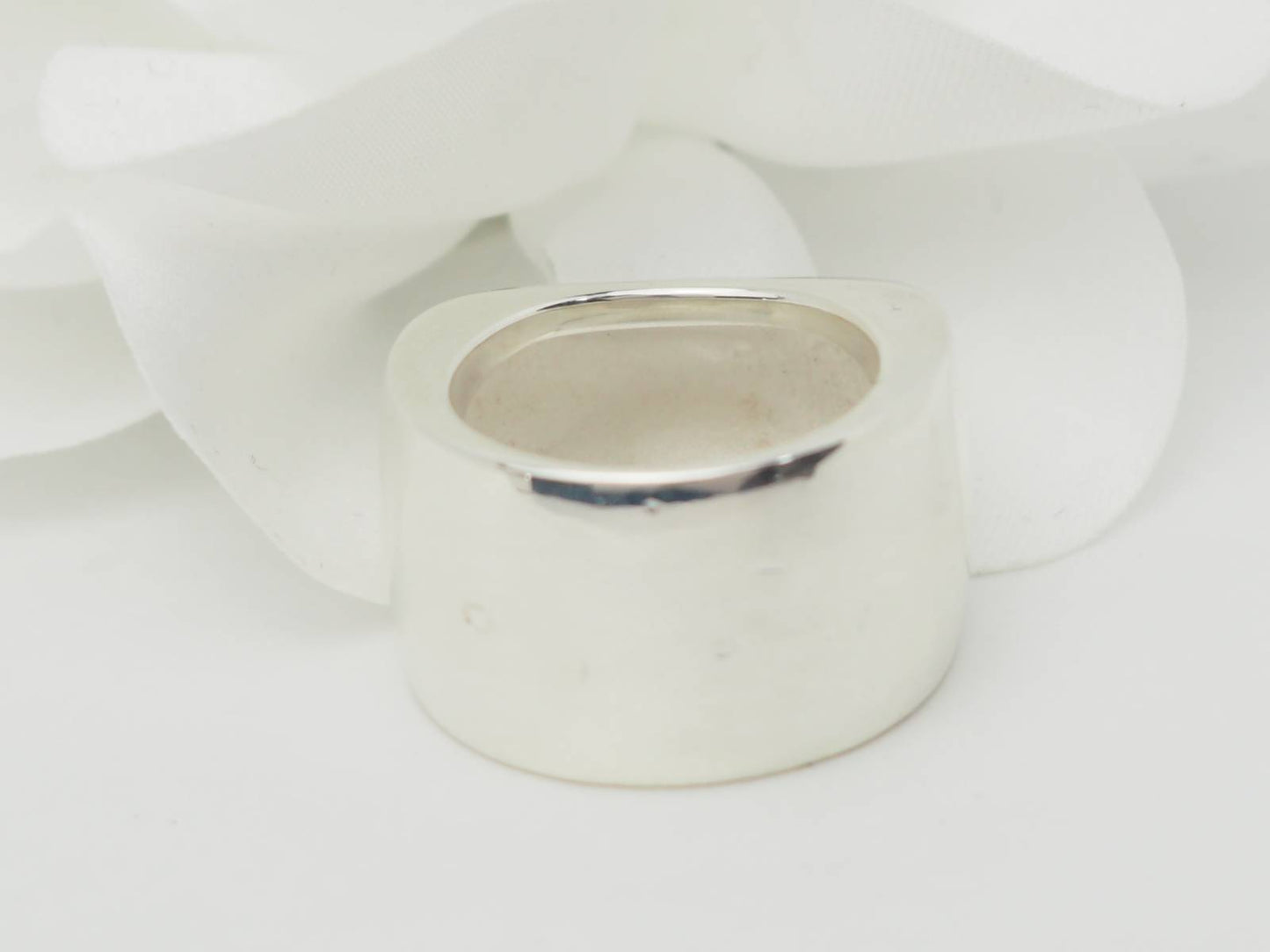 Bague Hermès vintage Palmyre en argent