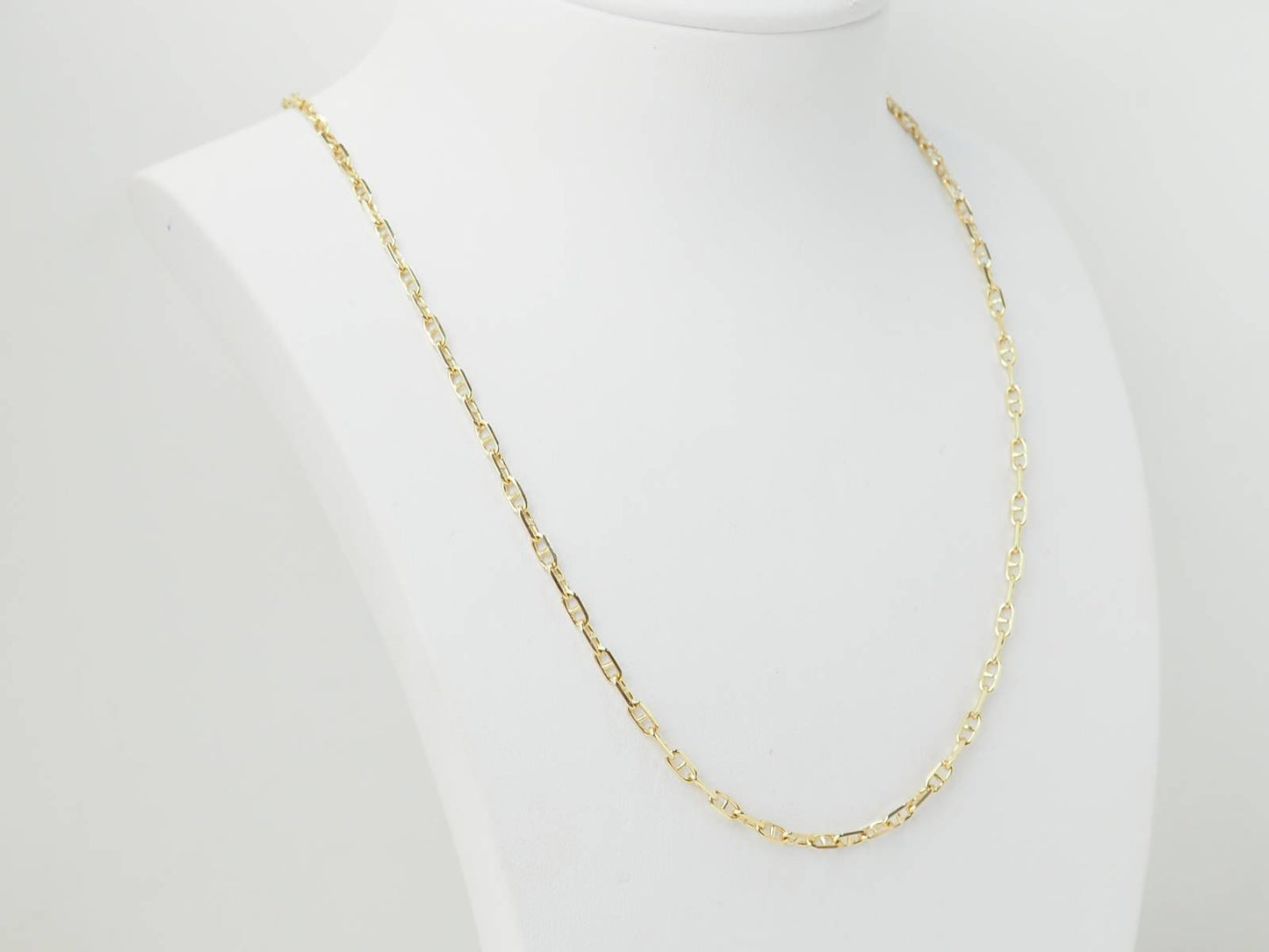 Collier maille marine en or jaune