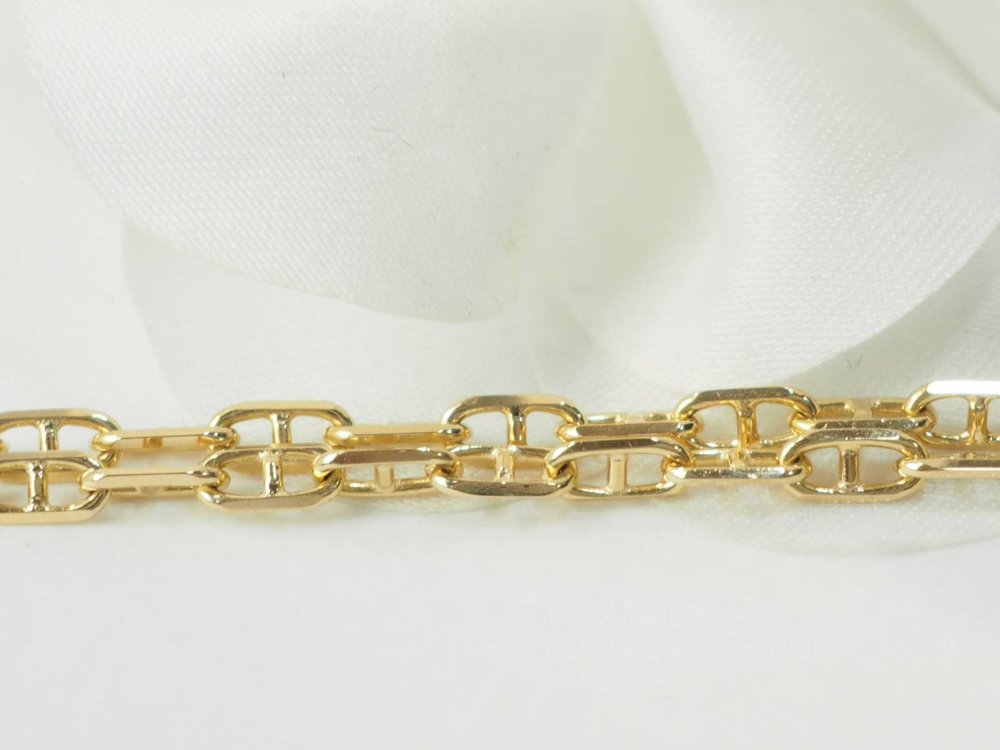 Collier maille marine en or jaune