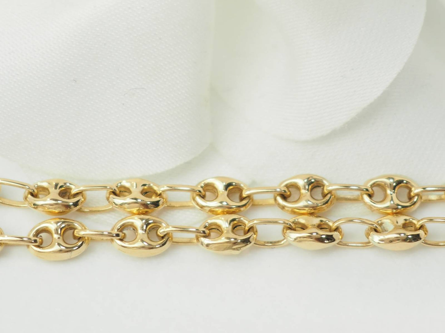 Collier maille grain de café