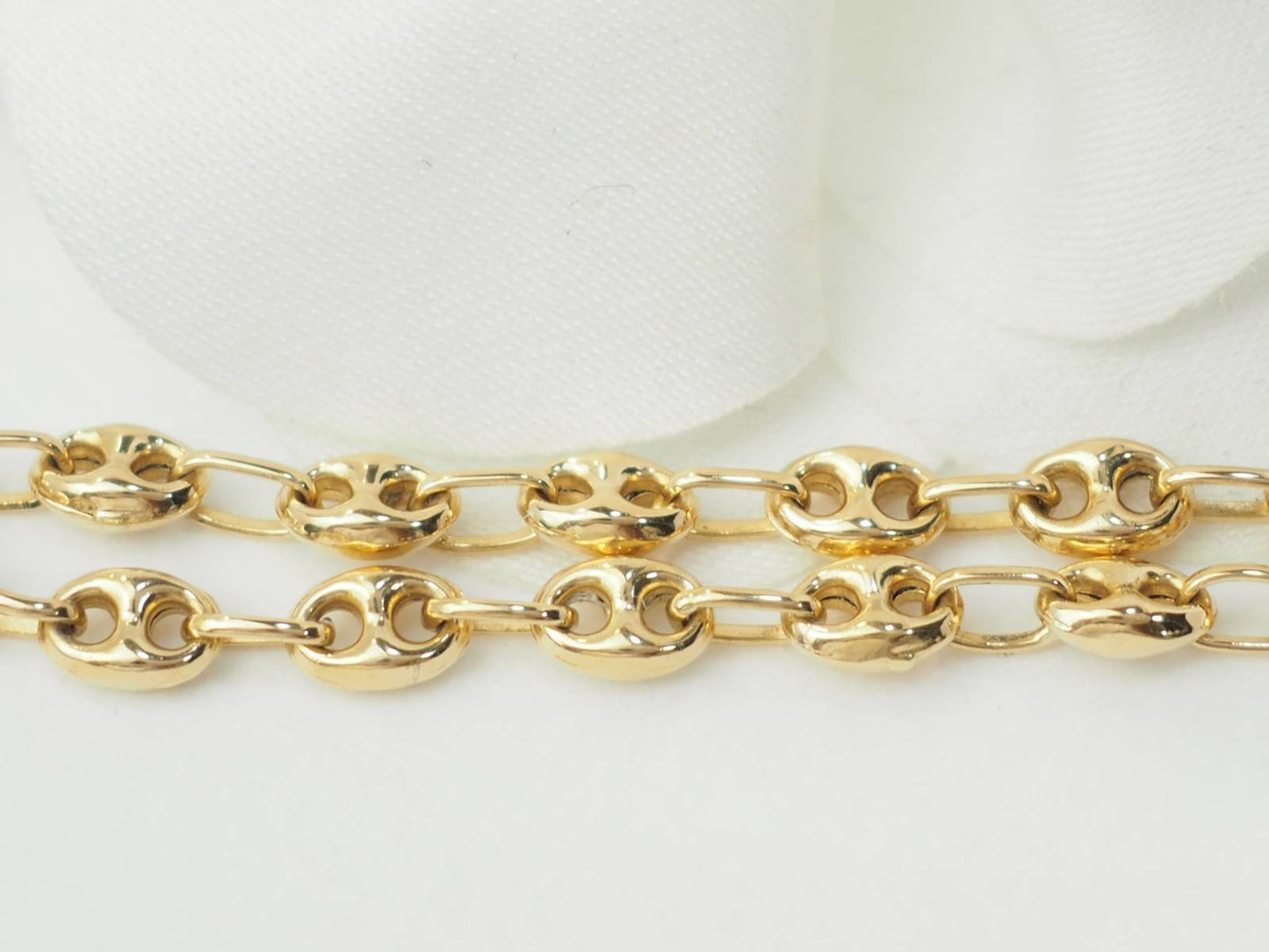 Collier maille grain de café