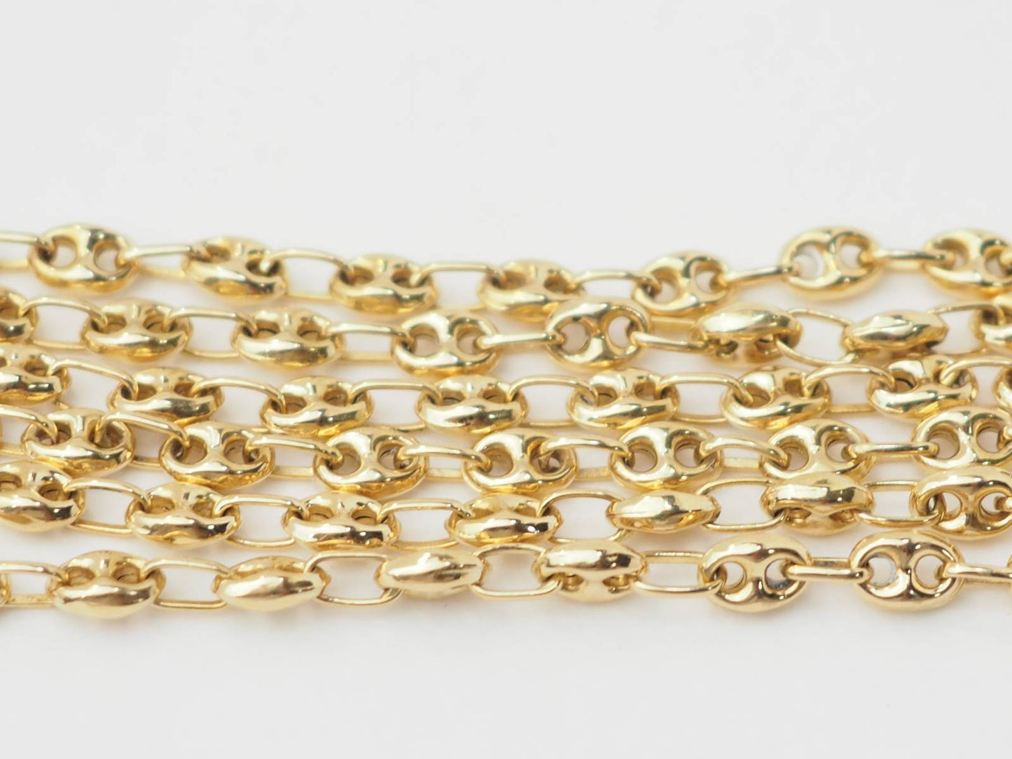 Collier maille grain de café