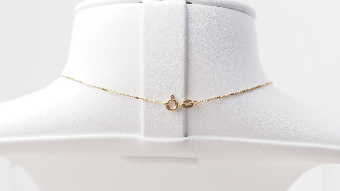 Collier trilogie en or jaune et diamants princesse