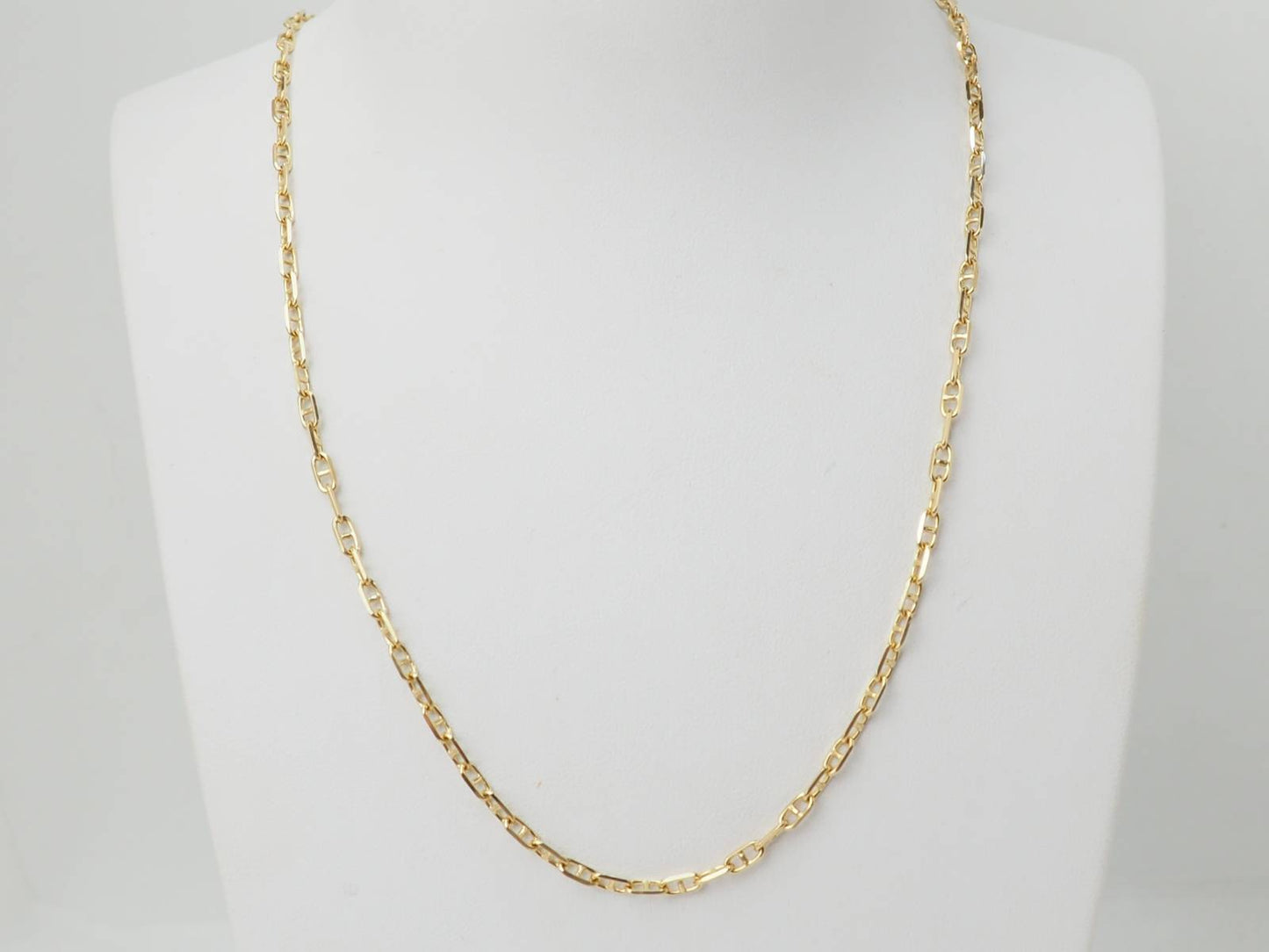 Collier maille marine en or jaune