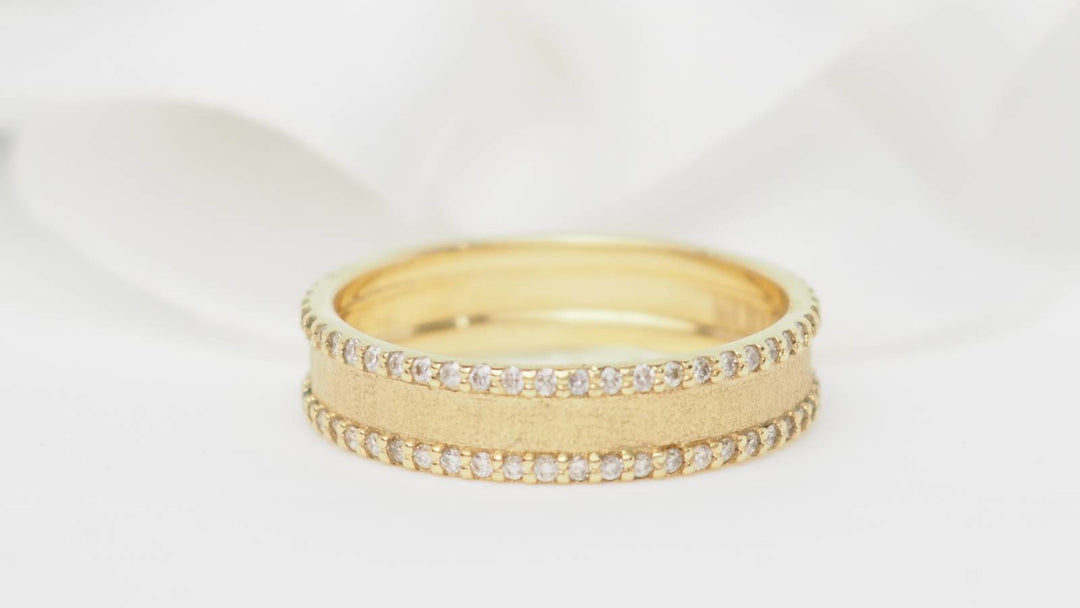 Bague Mauboussin "La vie Parisienne" or jaune et diamants
