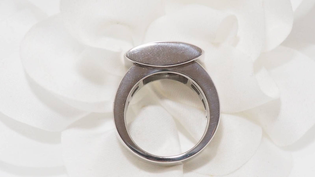 Bague Chopard Happy Diamonds en or blanc et diamants