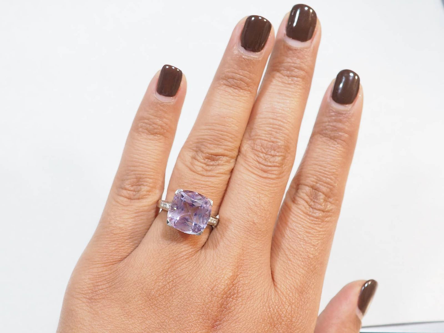 Bague Mauboussin "Gueule d'Amour" en or blanc et diamands