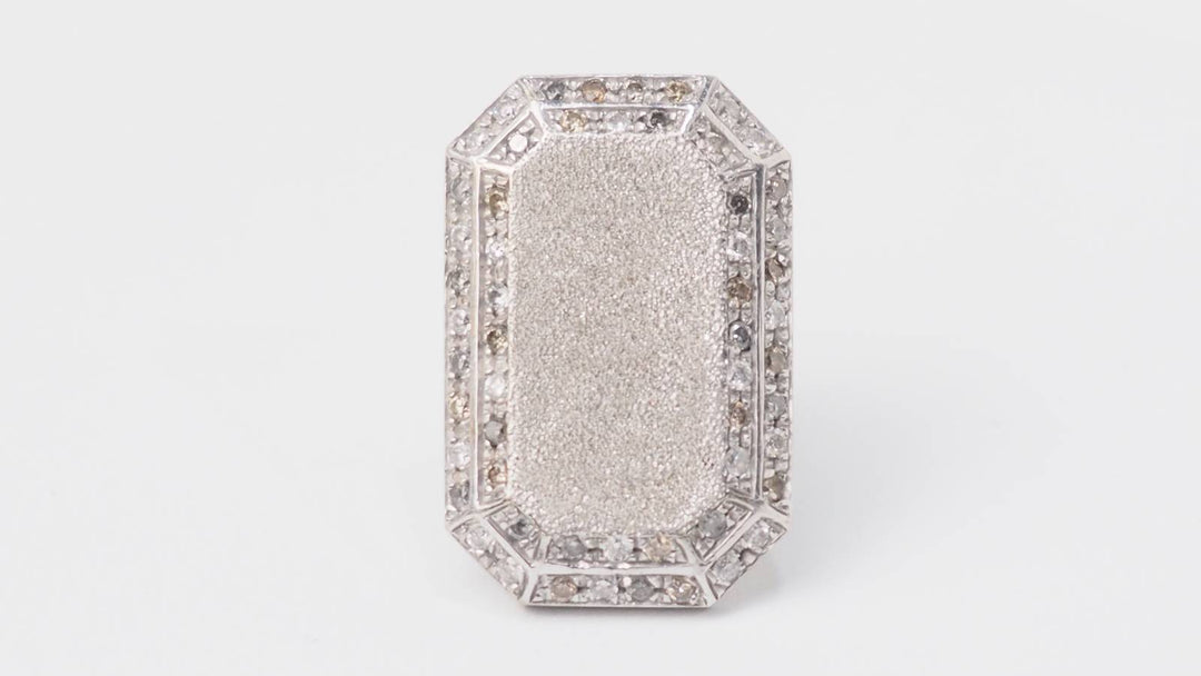 Bague Carolina BUCCI en or blanc et diamants
