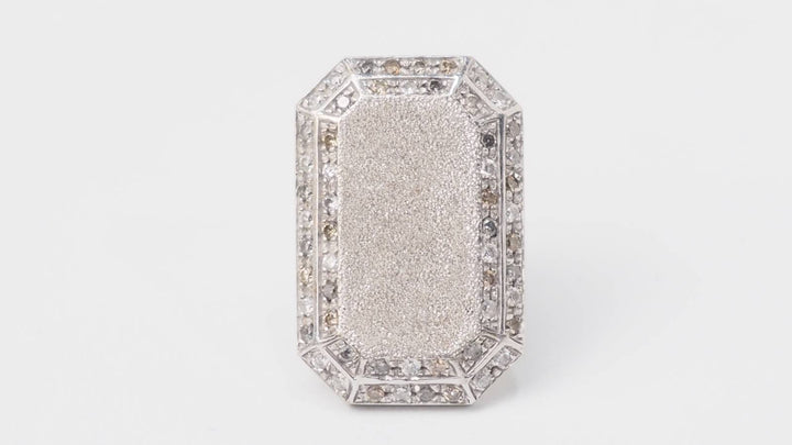 bague Carolina Bucci en or blanc et diamants
