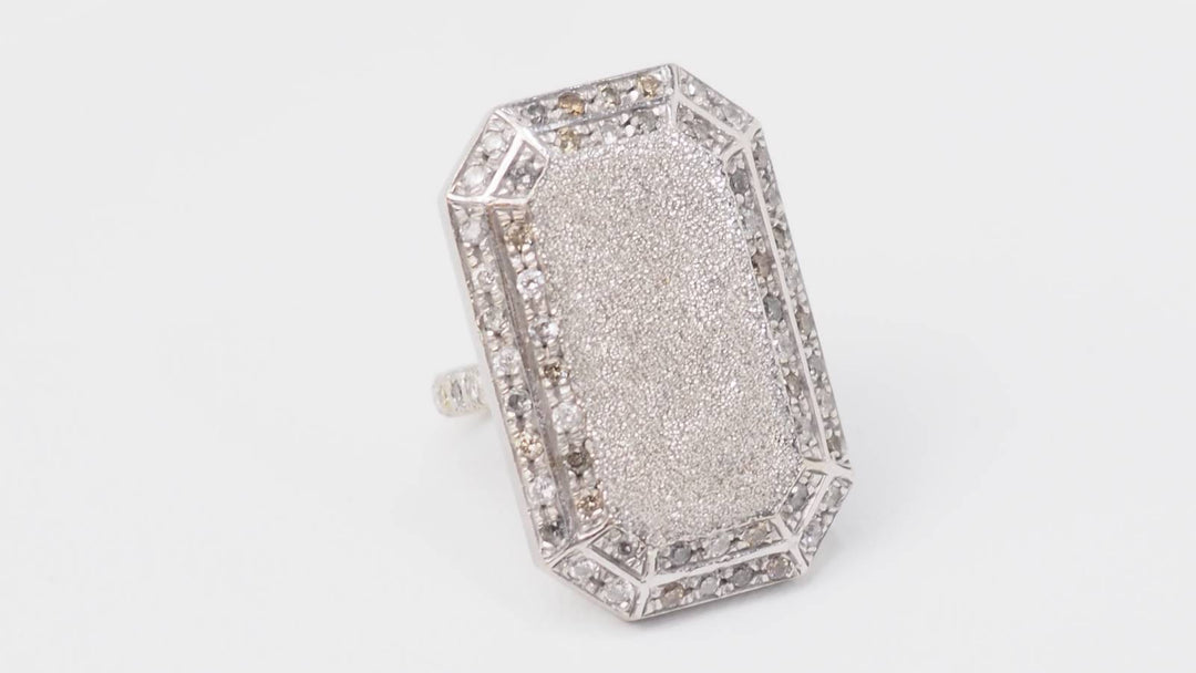 Bague Carolina BUCCI en or blanc et diamants