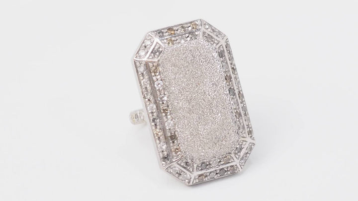 Bague Carolina BUCCI en or blanc et diamants