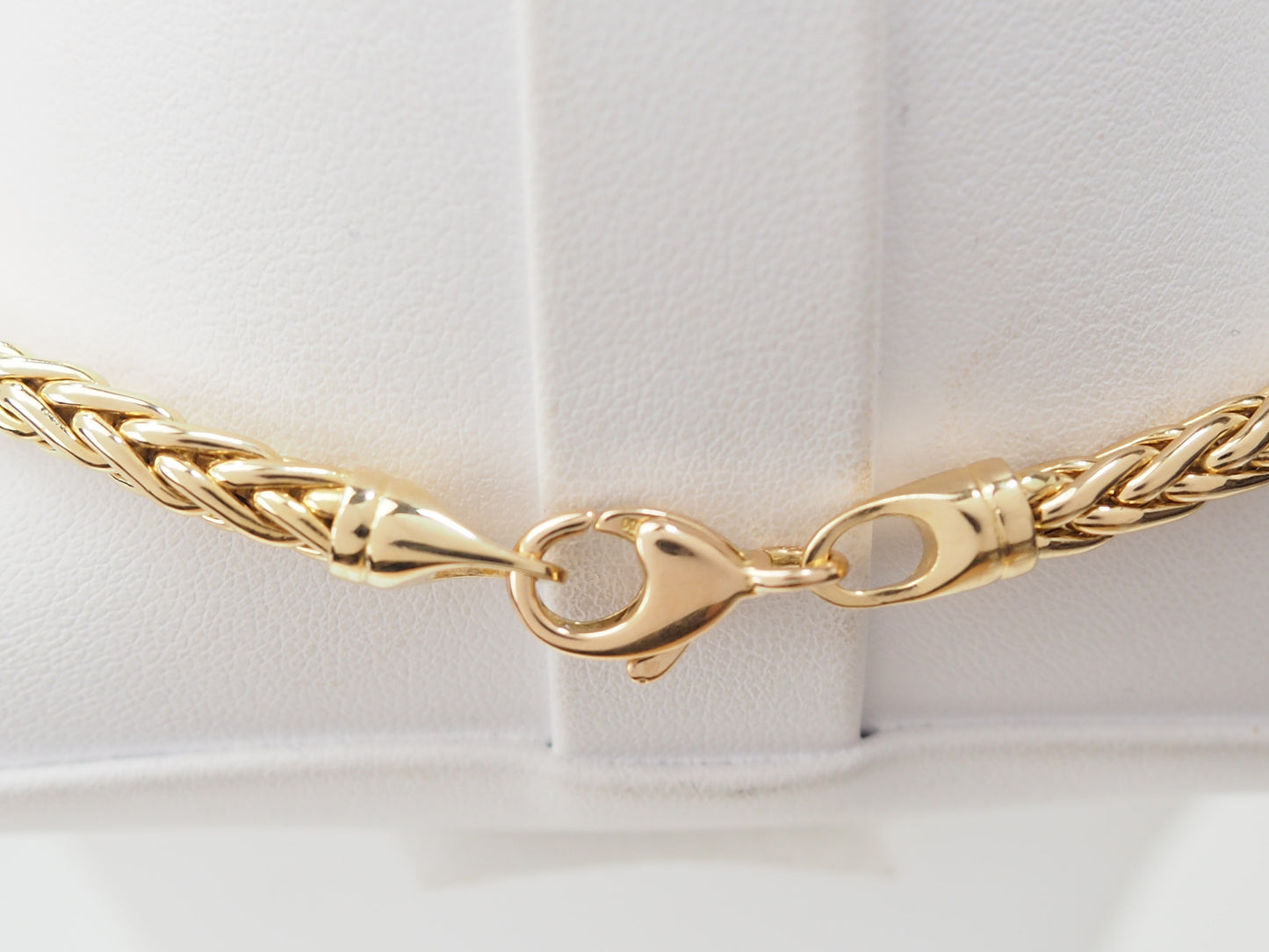 Collier maille palmier en or jaune