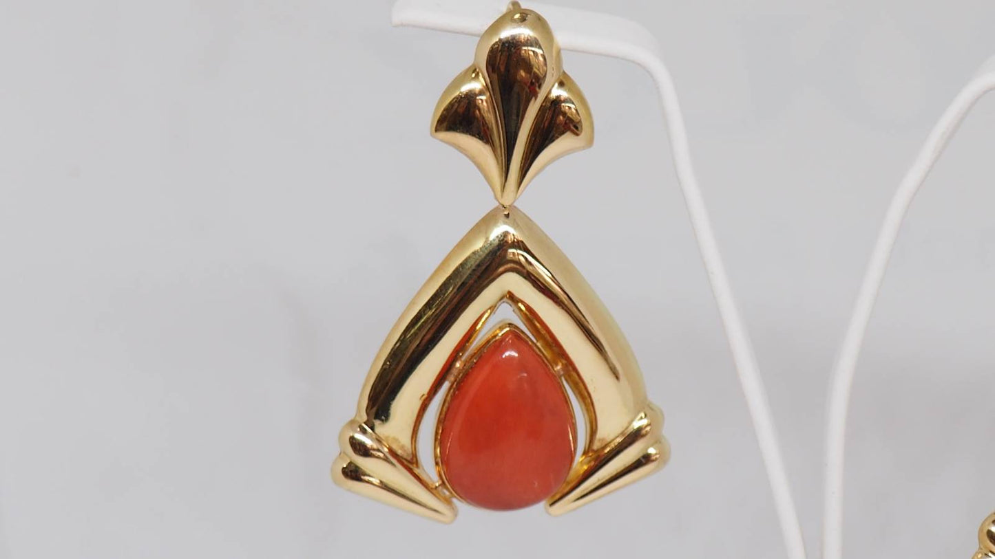 Idée cadeau boucles d'oreilles styles Art Déco en vente près de vieux port à Marseille