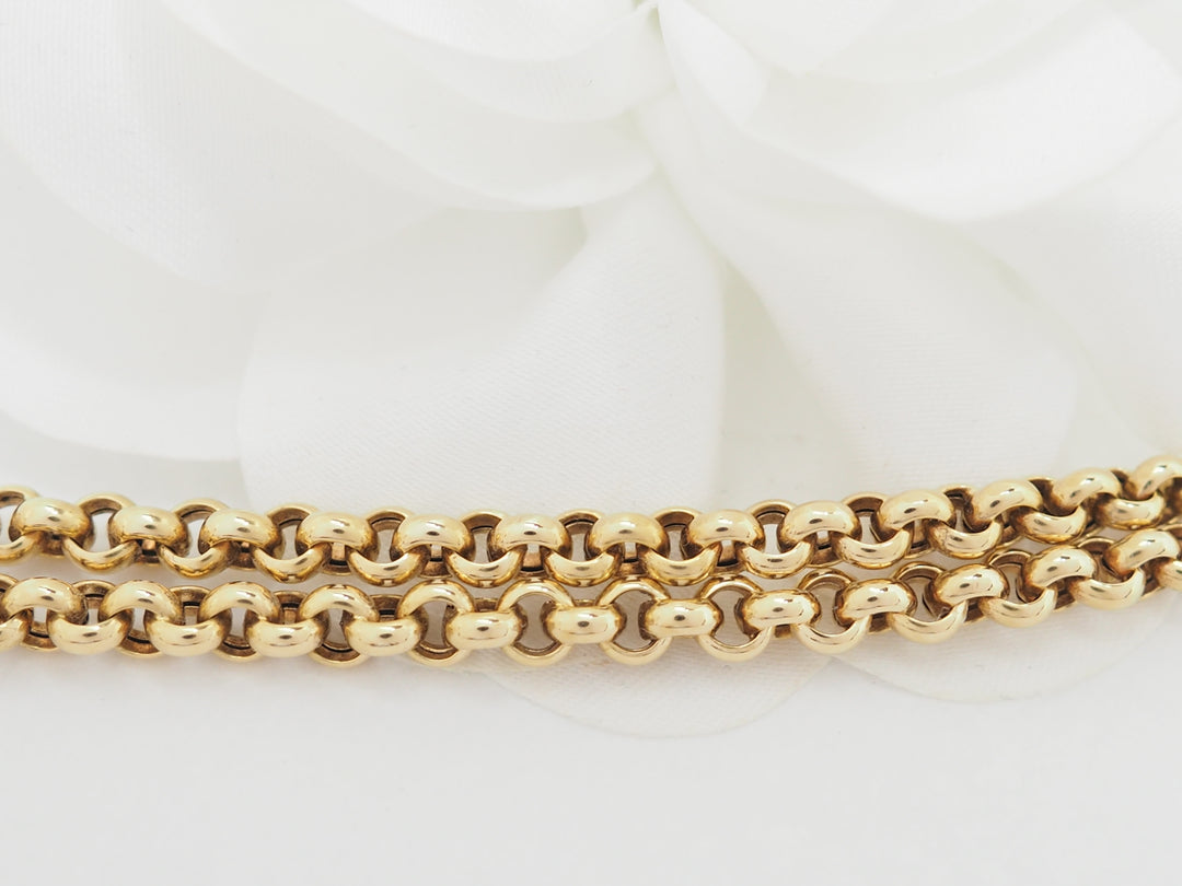 Collier Chopard Happy Diamonds en or jaune et diamant
