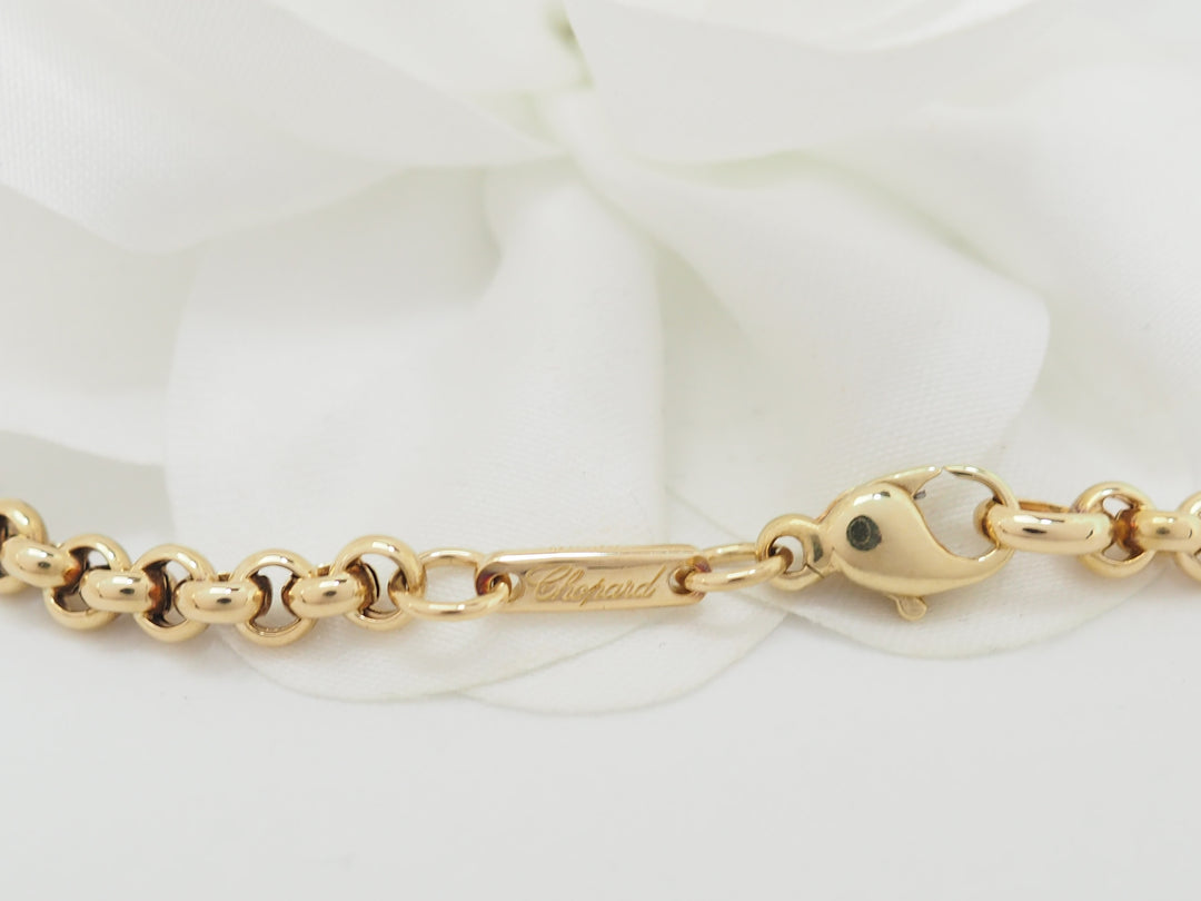 Collier Chopard Happy Diamonds en or jaune et diamant