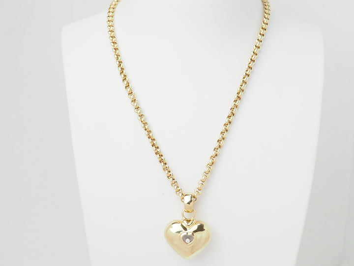 Collier Chopard Happy Diamonds en or jaune et diamant