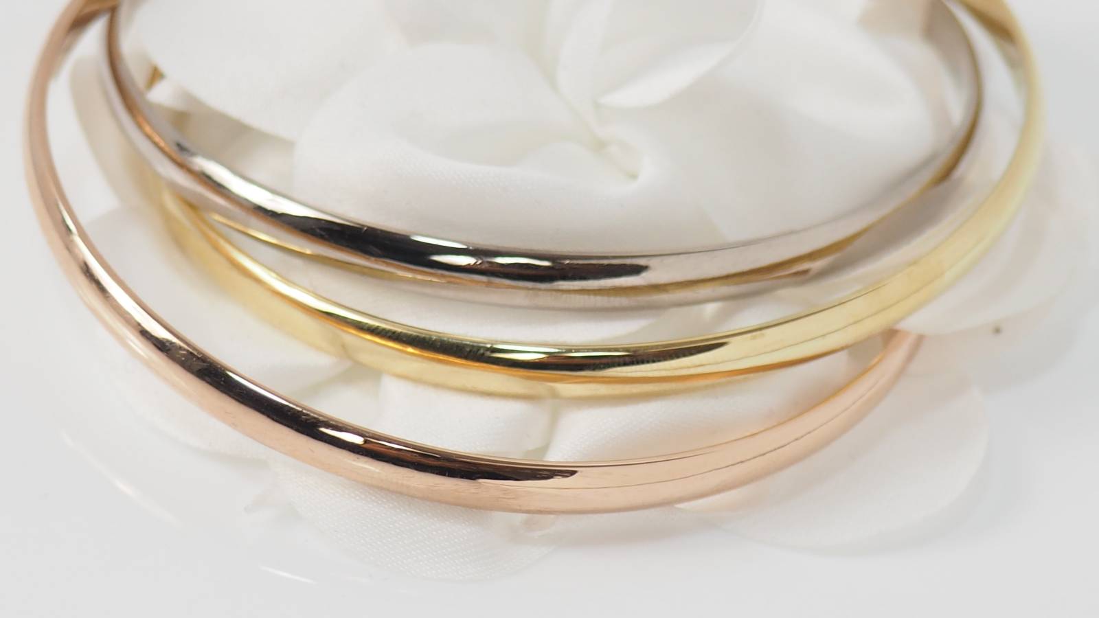 Bracelet trinity 3 ors Cartier 