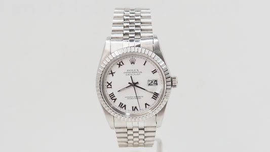 Montre Rolex Date Just en acier 36 mm