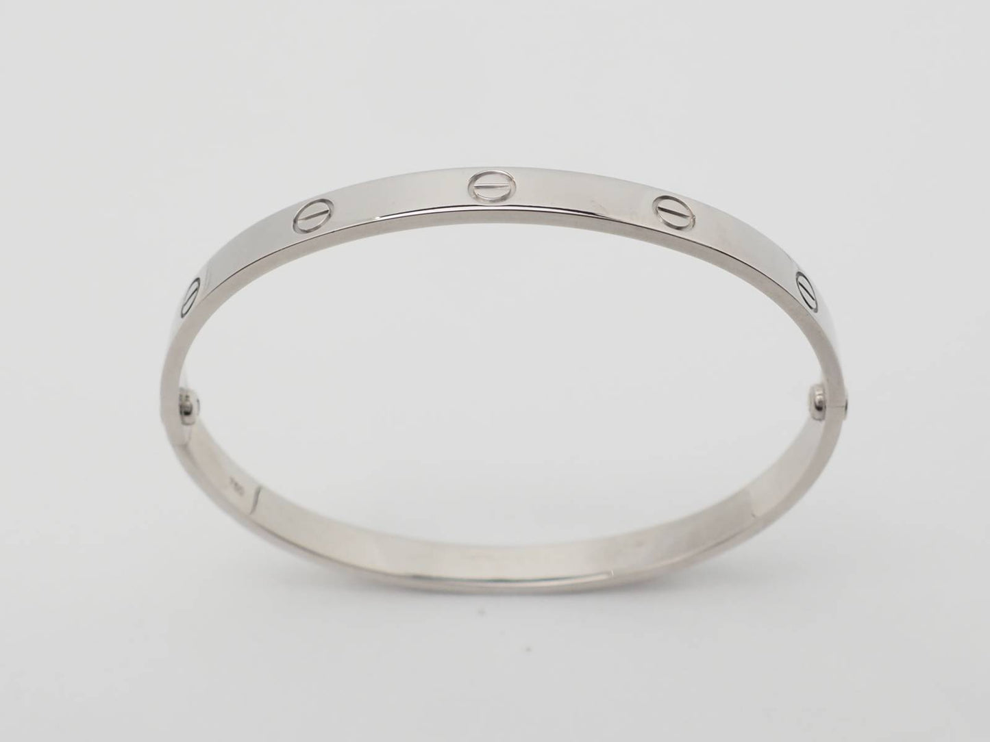 Bracelet Cartier Love en or blanc