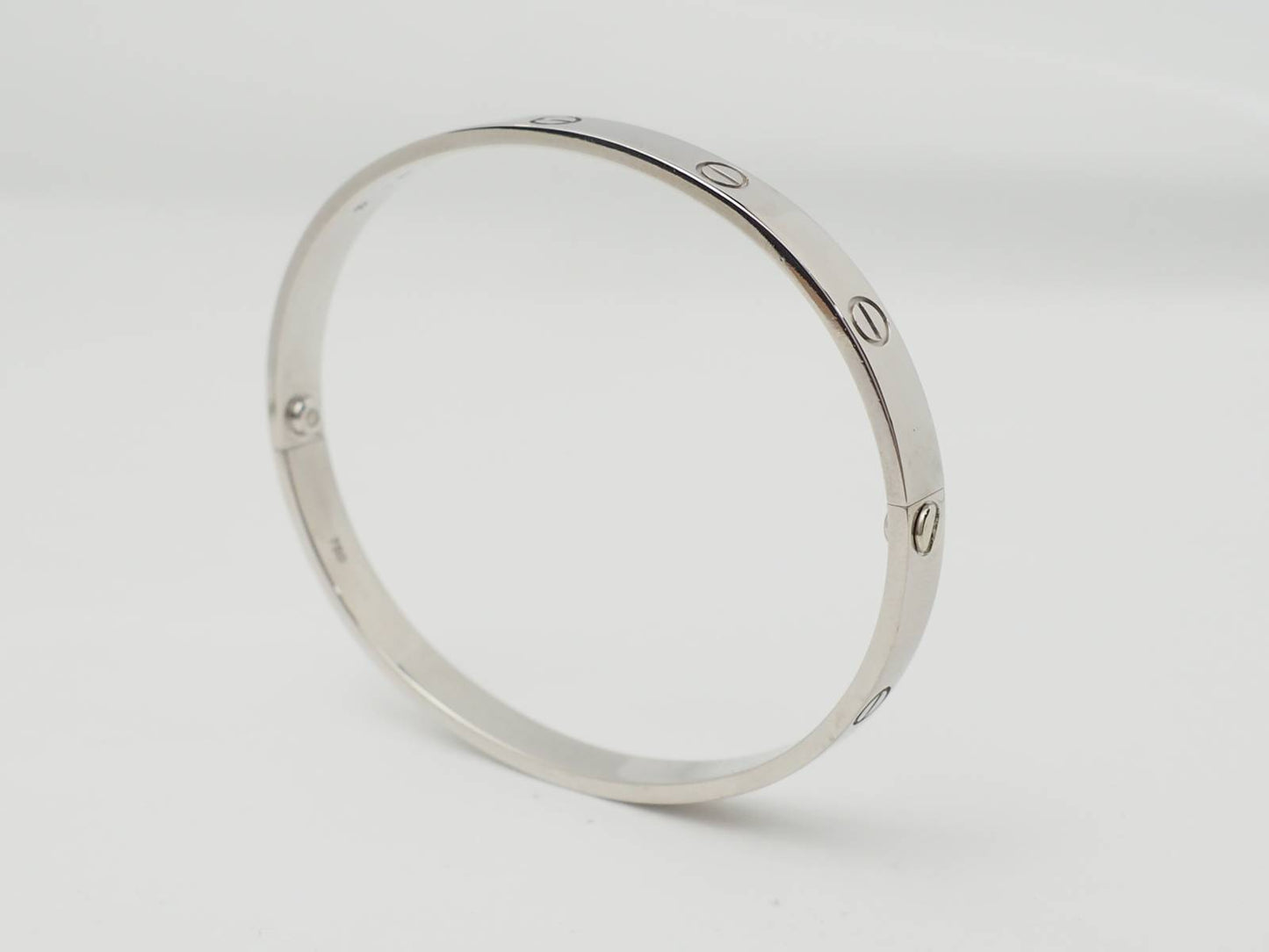 Bracelet Cartier Love en or blanc